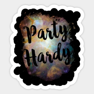 Party Hardy Funny 80's Design Sticker